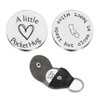 JJTZX Pocket Hug Token for Long Distance Relationship Gifts Miles