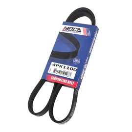 MOCA 4PK1100 EPDM Serpentine Belt fits For Pontiac 2008-2009 G8 6.0L, 2005-2006 GTO 6.0L, For Suzuki 1999-2005 Grand Vitara 2.5L, 2005-2006 XL-7 2.7L, For Toyota 1992-1995 Paseo, 1991-1994 Tercel 1.5L