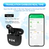 Ai Translation Earbuds Real Time, 3-in-1 Buletooth 5.4 Language Translator