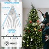 Christmas Tree Lights for Christmas Tree, 592LED 16 Lines Christmas