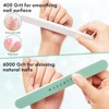 MAKARTT 10pcs Fine Nail Buffer File Polisher Smooth and Shiny