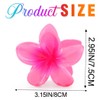 BARTOSI Flower Hair Claw Clips Hawaiian Plumeria Claw Clips Medium