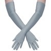 Wobe Long Opera Party 20s Satin Gloves Stretchy Adult Size