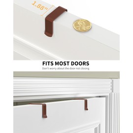 Moforoco Bronze 9-Tier Over The Door Pantry Organizer, Pantry Organization And Storage, Metal Hanging Spice Rack Shelves Door, Home & Kitchen Essentials, Laundry Room Bathroom Organization