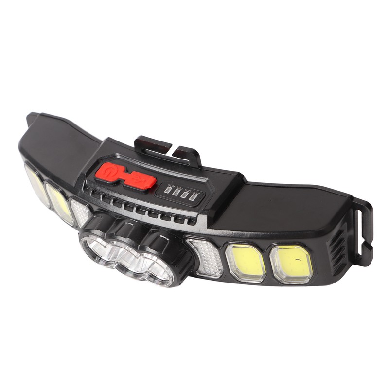 Wave Induction Headlight with Power Display 1200mAh Bright USB Charging