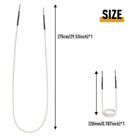Induction Heater Coil Kit,2PCS White (20mm fixed coil + DIY coil)