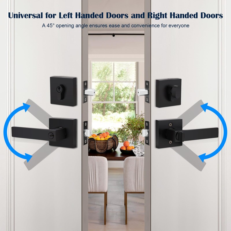 1 Set Probrico Entry Door Locks with Deadbolt Heavy Duty
