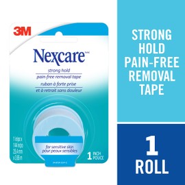 Nexcare Nexcare™ Strong Hold, Pain Free, Gentle Removal Tape SST-1-CA, 1 in x 4 yd (25.4 mm x 3.65 m), 1/Pack