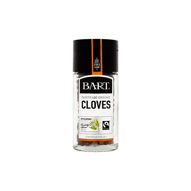 Bart Organic Fairtrade Whole Cloves (30g) - Pack of 2