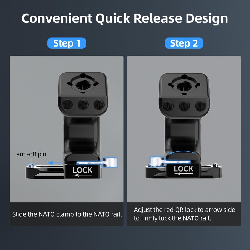 Nitze Top Handle, Camera NATO Top Handle with QR NATO