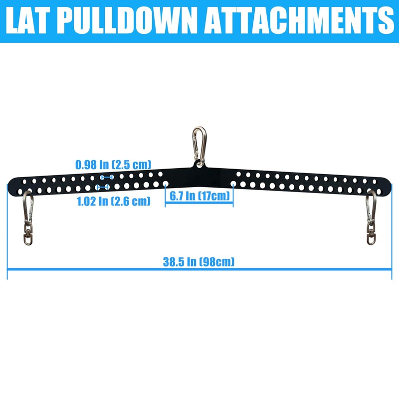 KORIKAHM Multi-Grip LAT Pull Down Bar for Home Gym Fitness,