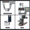 Digital Caliper Measuring Tool, IP67 Coolant/Water/Dust Proof 0-6"/0.0005" Stainless Steel