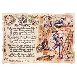 Anniversary Gift/Maurer Handwerker Gifts Present Presents