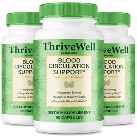 (3 Pack) ThriveWell Capsules, Premium Thrive Well Formula with Clean Ingredients to Support Healthy Circulation, Natural Flow & Balanced Levels | Just 2 Take Easy-to-Swallow Pills a Day (180 Capsules)