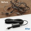 150 Pieces 0.5 Inch Small Elastic Silicone Rubber Bands Black