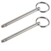 4 Pack Quick Release Pin, Diameter 1/4"(6.3mm), Overall Length 3.75"(95mm),