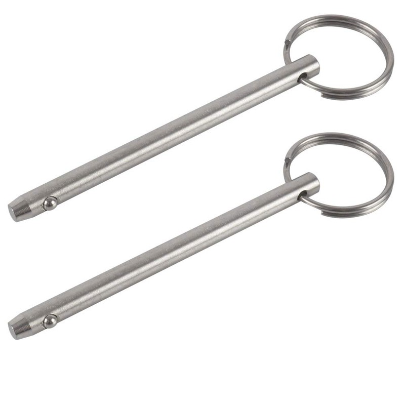 4 Pack Quick Release Pin, Diameter 1/4"(6.3mm), Overall Length 3.75"(95mm),