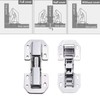 8 x Screw-On Hinges with Spring Opening Angle 90° Cupboards