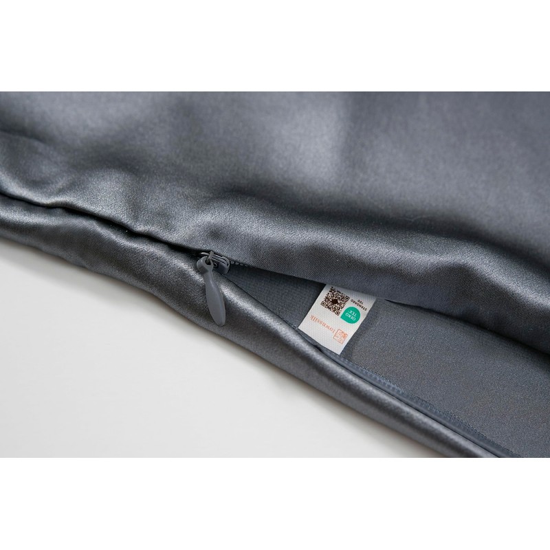 Townssilk Pillowcase, 100% Silk, 19 mm, Reversible With Concealed Zip,