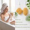 piezas de esponja de baño, esponjas marinas naturales para ducha,