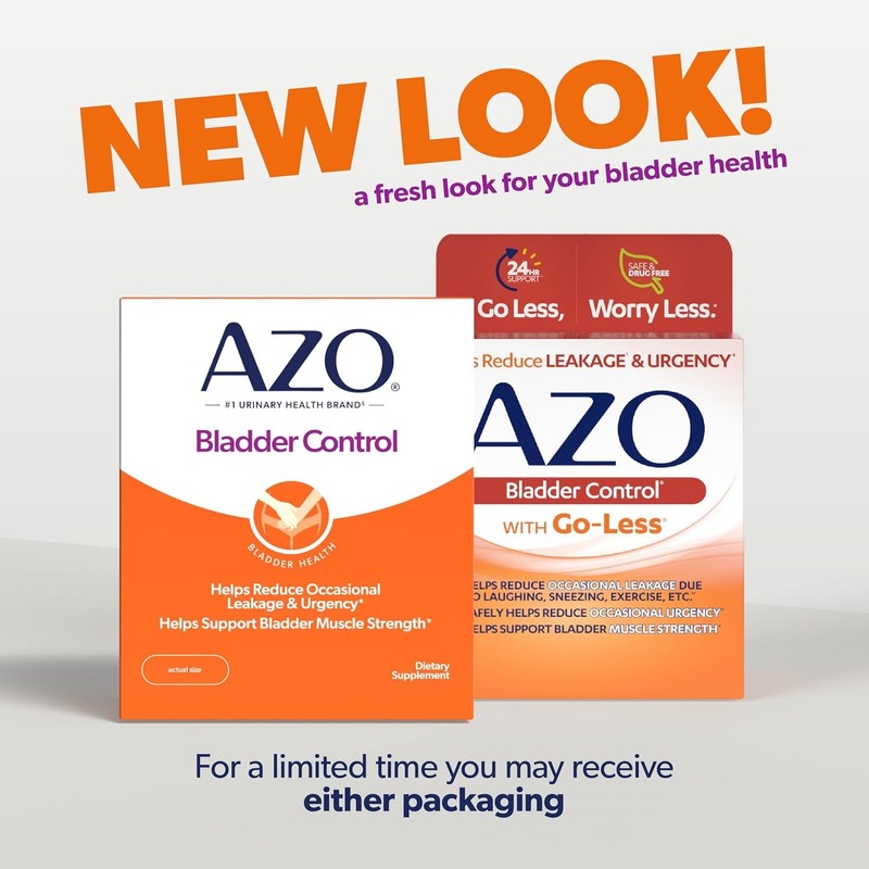 AZO Bladder Control, 54 Capsules (2 Pack)