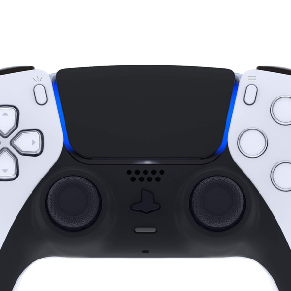 eXtremeRate Black Replacement Touchpad Cover Compatible with ps5 Controller BDM-010,
