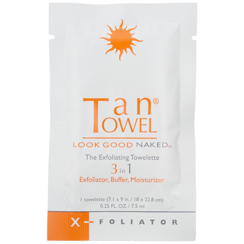Tan Towel X Foliator, 10 Count