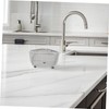 Gatuida 1Pc Sink Drainer Basket Lightweight Corner Mesh Storage for