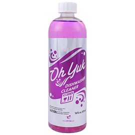 Oh Yuk Dishwasher Cleaner and Descaler For All Brands and Models, Natural Citrus Fragrance, Four Cleanings Per Bottle, Septic Safe, 16 Fl Oz