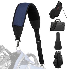 LZFAN Bag Shoulder Strap, Single Padded Adjustable Straps Universal Replacement (Blue)