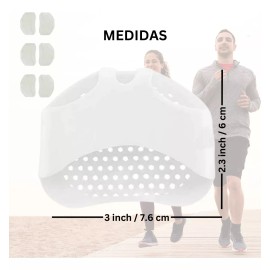 ORZEL 3 Pares De Almohadillas De Pies Para Protección De Metatarso