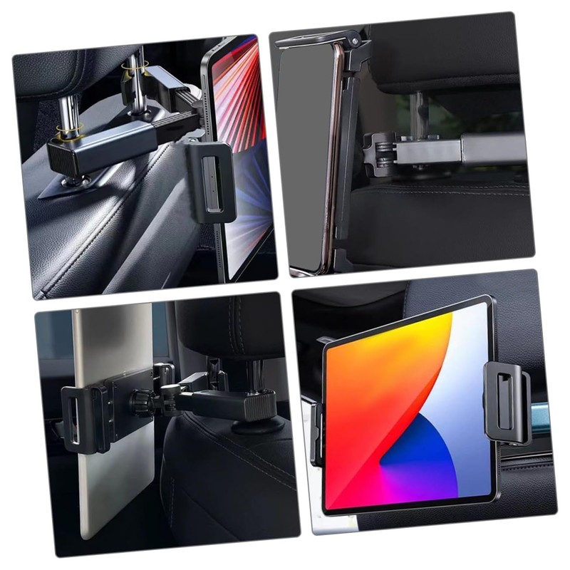 Operitacx Tablet Halterung fürs Auto Verstellbar Abs Material 360° Drehbar