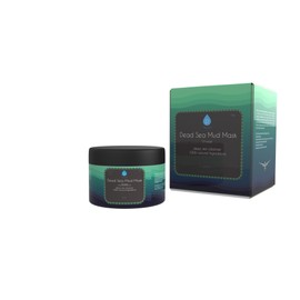 Pursonic Dead Sea Mud Mask For Face, Acne, Oily Skin & Blackheads, 100% Natural For Younger Looking Skin 8oz