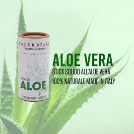 Gisa Wellness - Aloe Vera Stick 50 ml - Natürliche Beruhigende Feuchtigkeitspflege - Empfindliche und gerötete Haut - Made in Italy