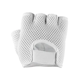 Mesh Net Training Gym Gloves White Finger Less Gloves for Weight Lifting, Cross Training, Calisthenics, Cycling and Other Sports (X-Large)