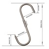 ARTOYS Butcher Hooks, Heavy Duty Stainless Steel, Pack of 5