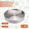 9.3" 304 Stainless Steel Cold Chilled Serving Tray, Appetizer Shrimp