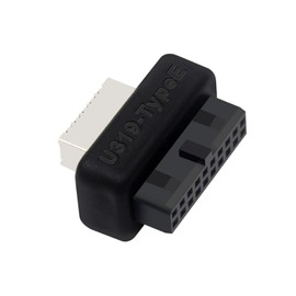 XRIKUI USB Front Panel Adapter 19-Pin Internal Connector for PC Motherboards to USB 3.1/3.2 Type-C Front Type-E(19/20Pin)