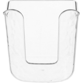 NUOBESTY Dispensador de Toallitas Húmedas Transparente Pet Sin Perforaciones, Caja Porta Toallitas de Pared Compacto para Baño y Cocina Almacenamiento