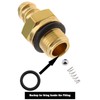 ECSiNG 2 Sets High Pressure Washer Soap Injection Jets Kit