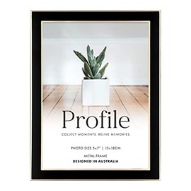 Profile Products Metal Photo Frame Black 5x7