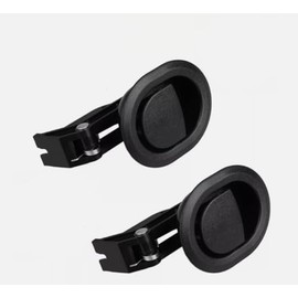 VIQAEKK Recliner Replacement Parts Pull Handle, Repair Recliner Mechanism Parts Compatible with Most Furniture of Recliner Sofa Couch Chair, 3.5" x 3" Handle Size (2-Sets)