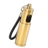 Portable Pocket Ashtray with Keychain Lanyard Retractable Circular Aluminium Alloy