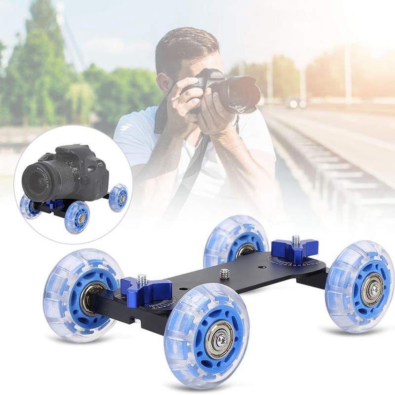 Camera Dolly Skater, Mini Camera Dolly Roller, 10kg Load Camera