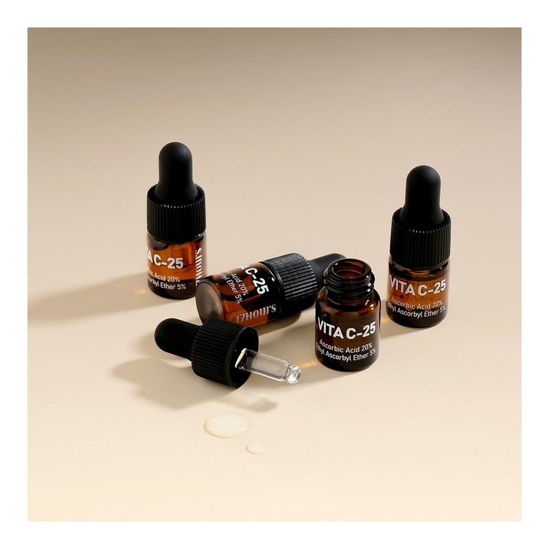 Vitamin 25% ampoule + soothing cream set |Texture & freckle