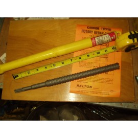 Relton 3/4" x 12" SDS-Plus Shank Carbide Tipped Rotary Rebar Cutter Model SRB-12