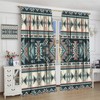 LOMADIA Aztec Blackout Curtain, Native American South Western Fantasy Bohemia