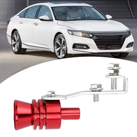 Red Turbo Sound Whistle Muffler Exhaust Pipe Simulator Whistle Fit for Accord for Universal Turbo Sound Exhaust Sound Booster Car Turbo Whistle Exhaust Pipe Exhaust Pipes Exhaust