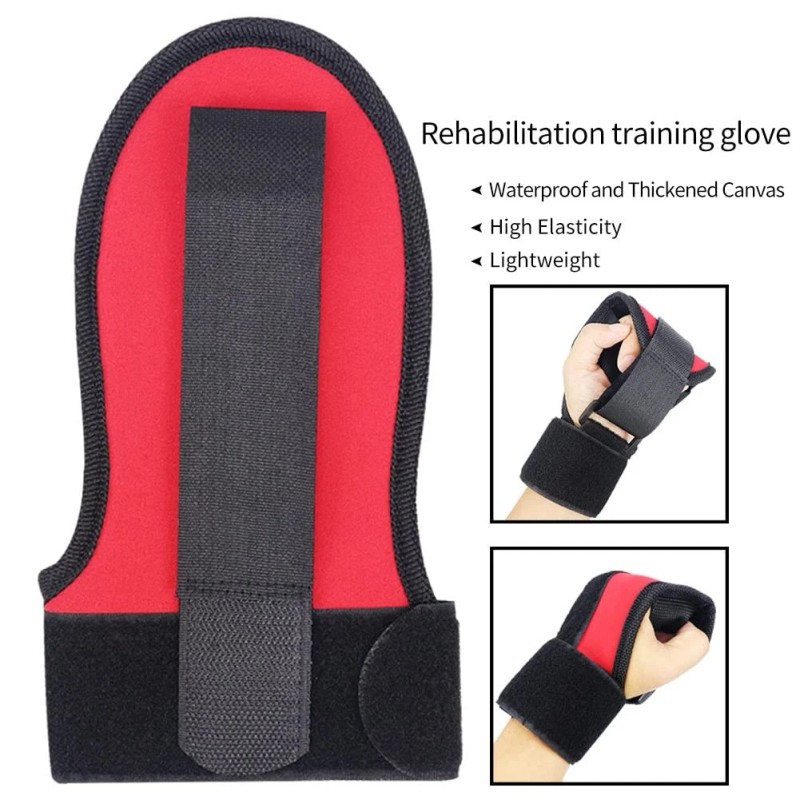 MEETCARE 1pc Hand Fist Finger Gloves for Stroke Brace Rehabilitation