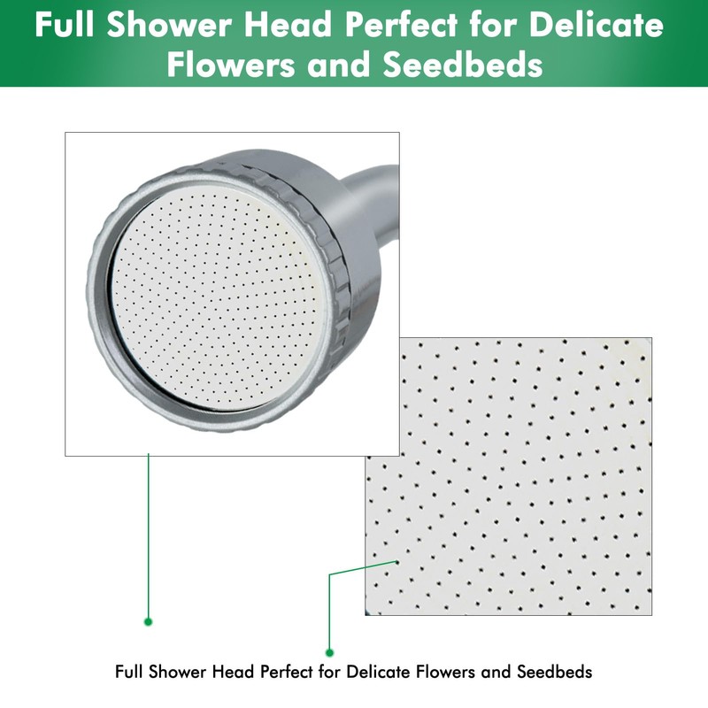 RESTMO Long Watering Wand, 24 Inches Gentle Soft Full Shower